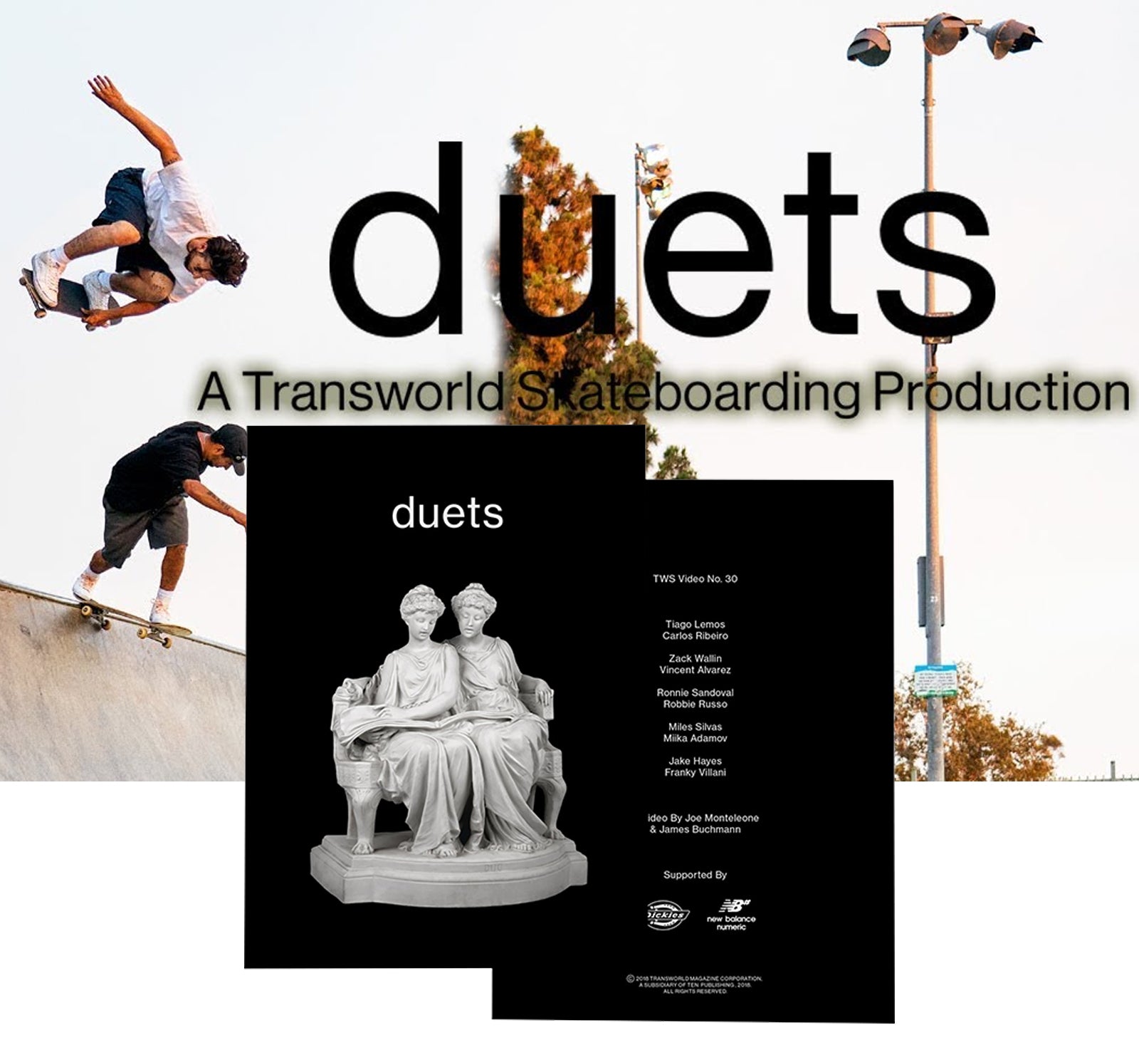 Transworld Duets Skate Movie DVD