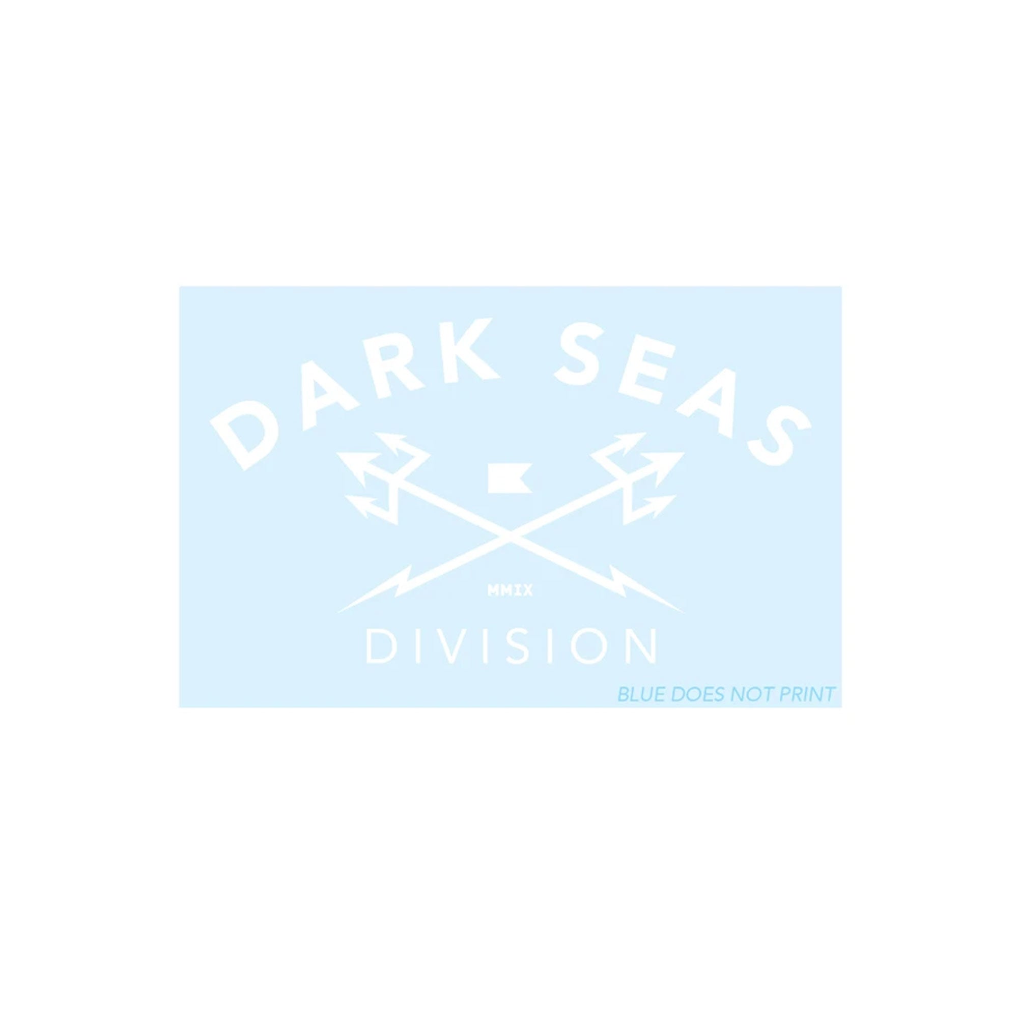 Dark Seas Headmaster Large Sticker - White