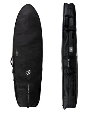 Creatures of Leisure Fish Triple DT2.0 Surfboard Bag - Black