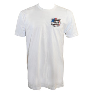 Surf Station Freedom Woody Youth Boy's S/S T-Shirt - White