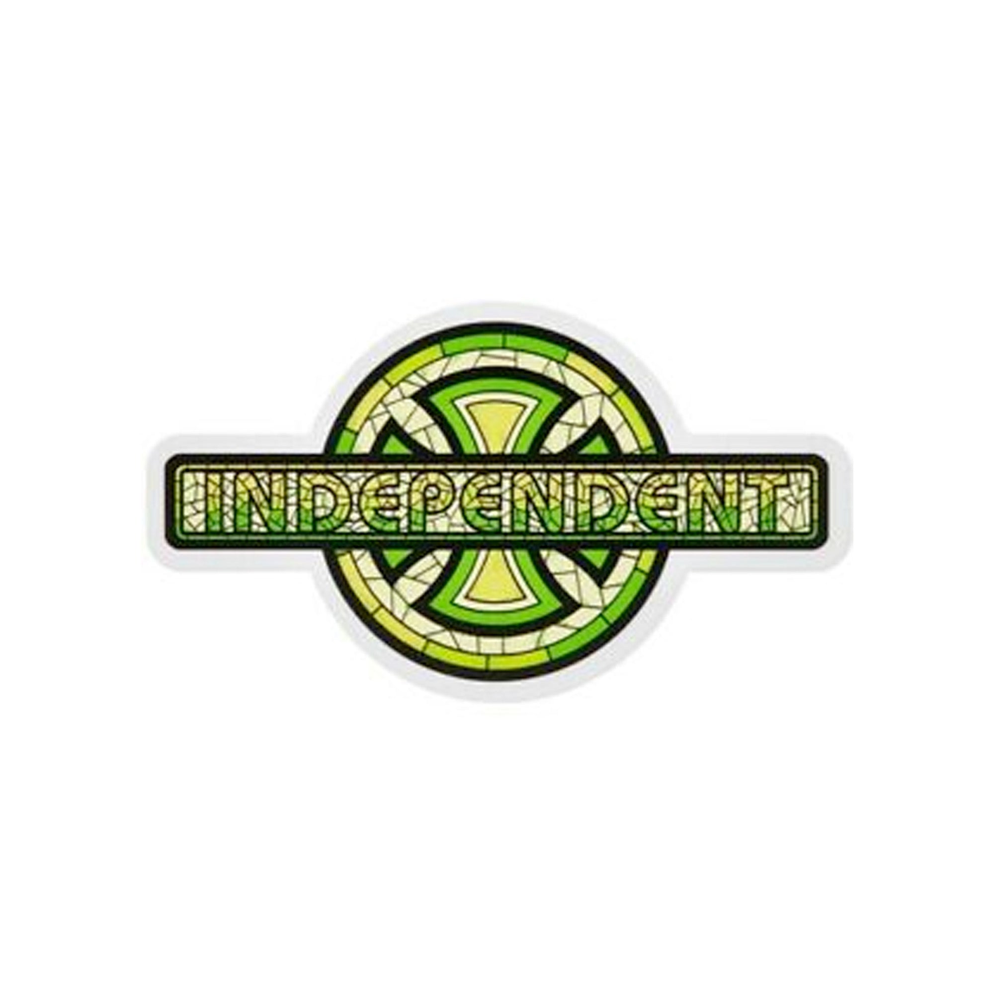 Independent Stained Glass Decal - Green