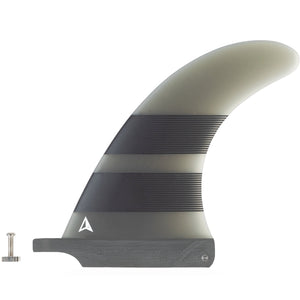 Roam 9" Longboard Surfboard Fin - 9'/Smoke