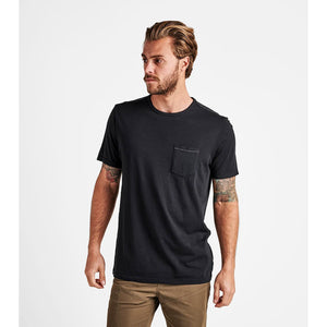 Roark Well Worn Lightweight Organic Men's S/S T-Shirt - Black