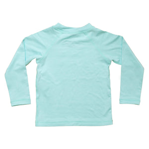 Surf Station Hybrid Team Toddler Boy's L/S Rashguard - Light Blue