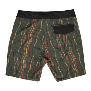 Surf Station Woody Print Men's Boardshort