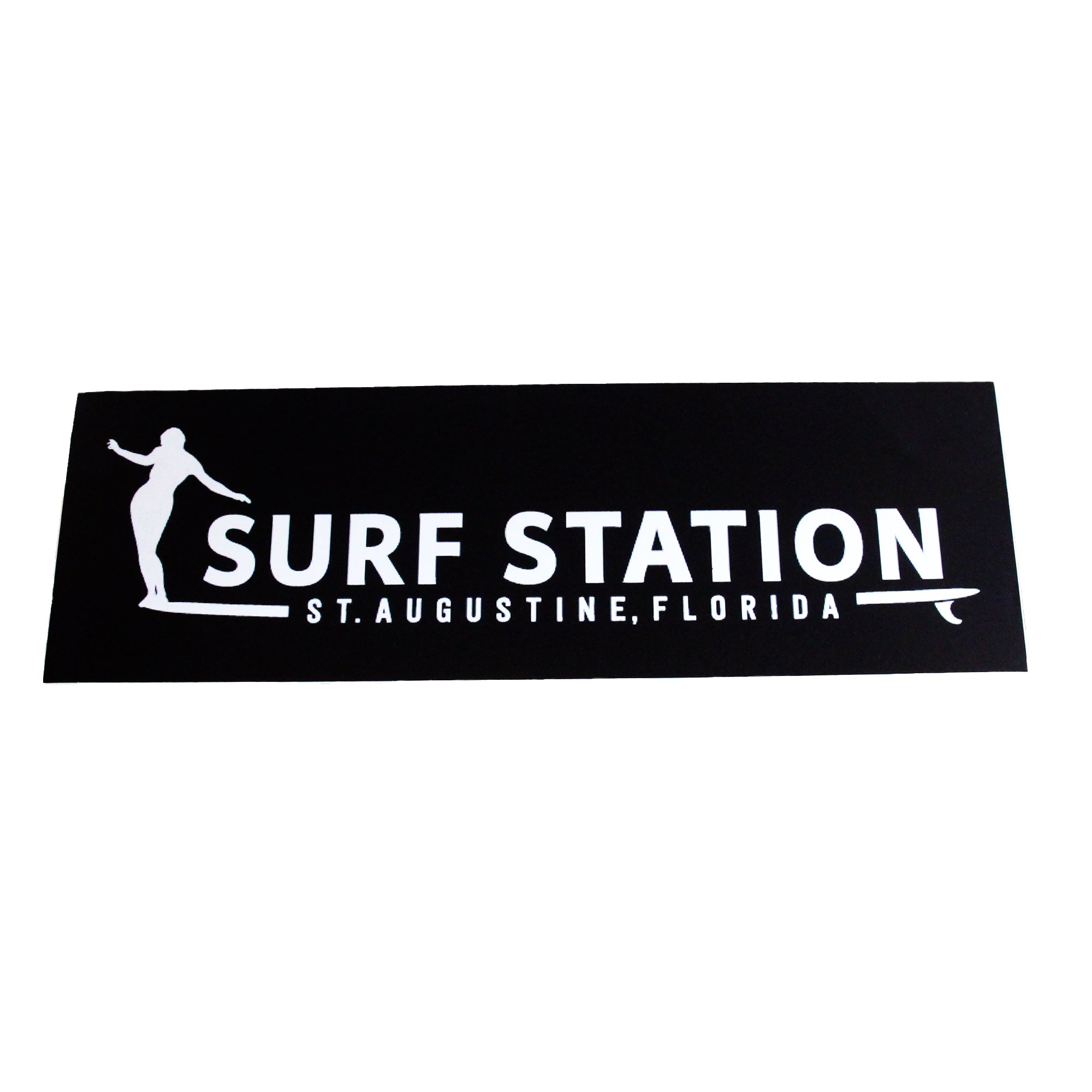 Surf Station Noserider Sticker - Black
