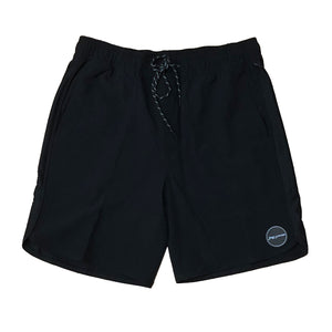Surf Station Chongy Elastic Men's Walkshorts - Black