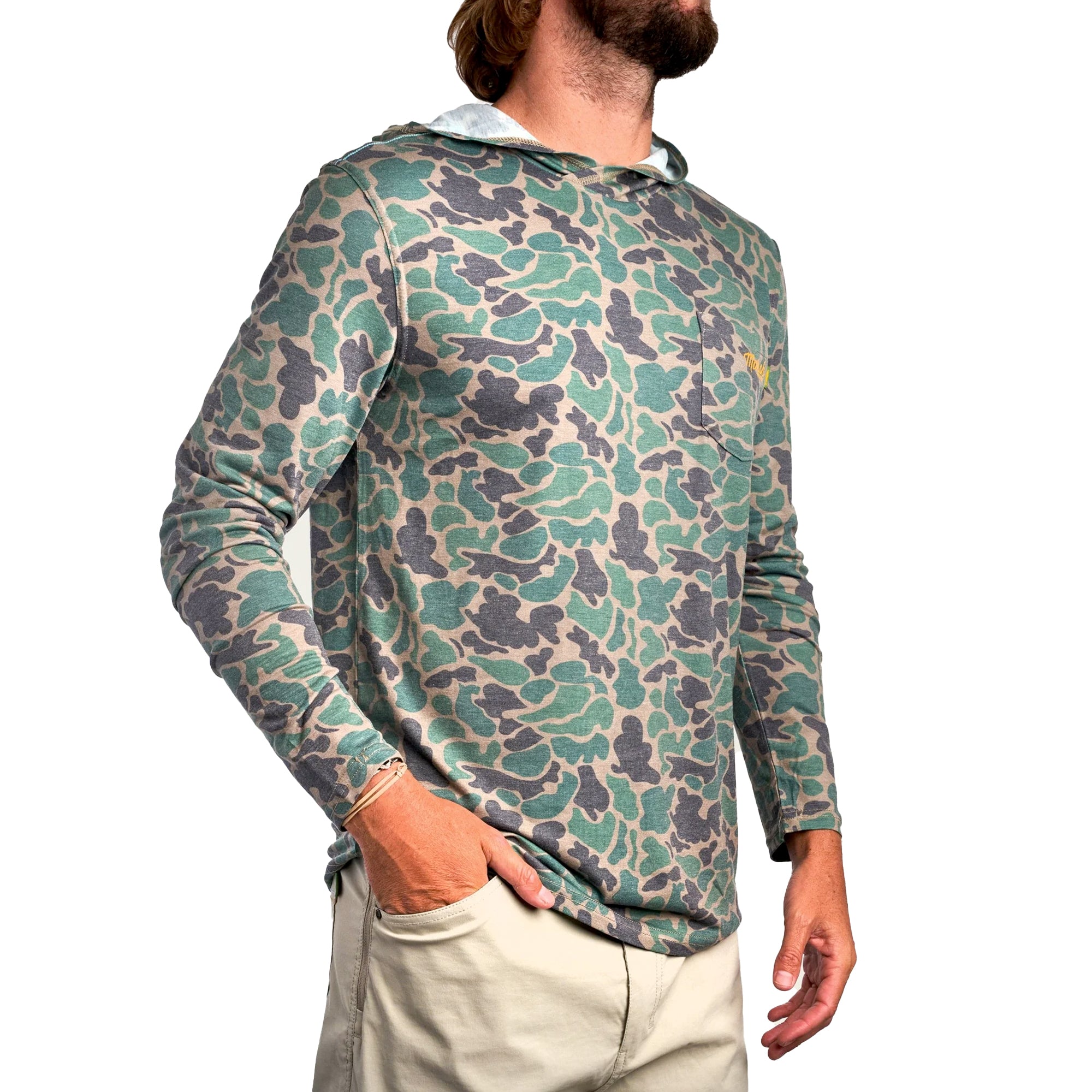 Marsh Wear Millard Pamlico Hooded Men's L/S T-Shirt