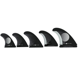 Endorfins Slater KS1 Futures 5-Fin Surfboard Fins - Medium/Black