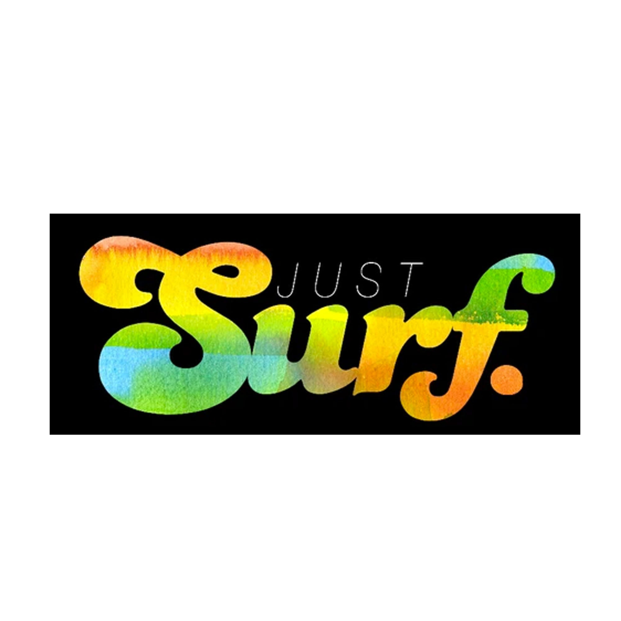 Just Surf Sticker