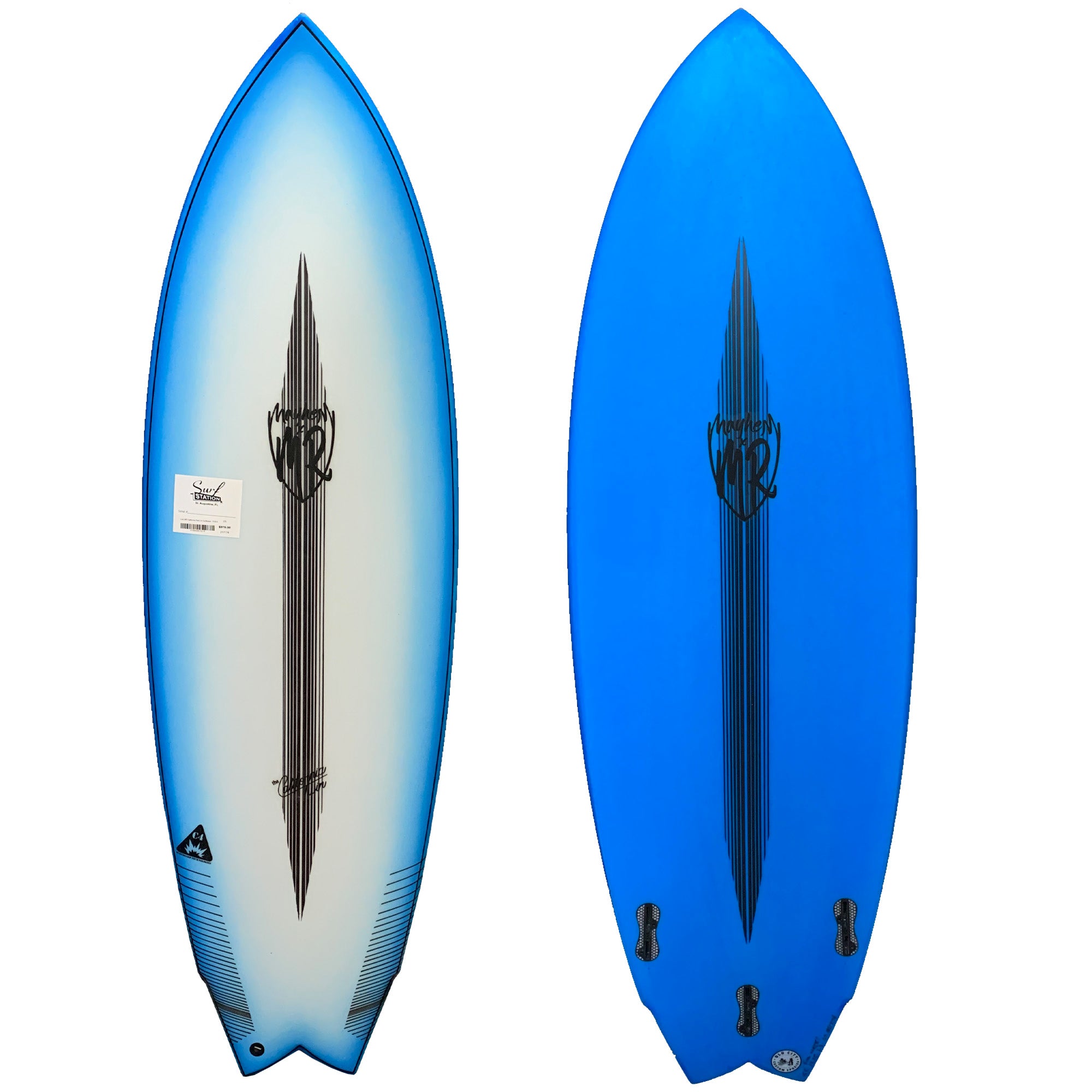 Lost MR California Twin C4 Surfboard - FCS II