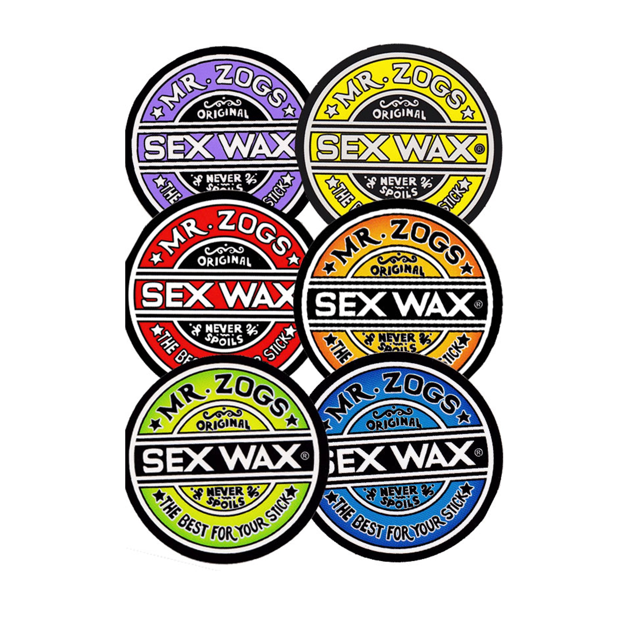 Sex Wax Sticker - Assorted Colorways