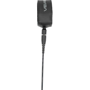 VEIA JJF Pro Comp Surfboard Leash - 6'/Night Black
