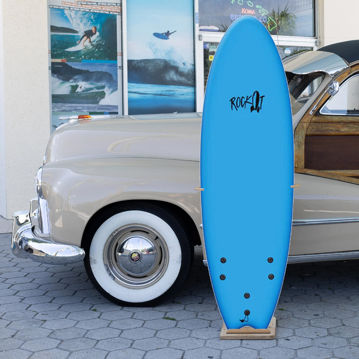 Rock-It Albert 6'0 Soft Surfboard - Blue