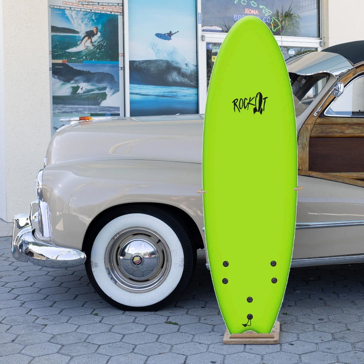 Rock-It Albert 6'0 Soft Surfboard - Green