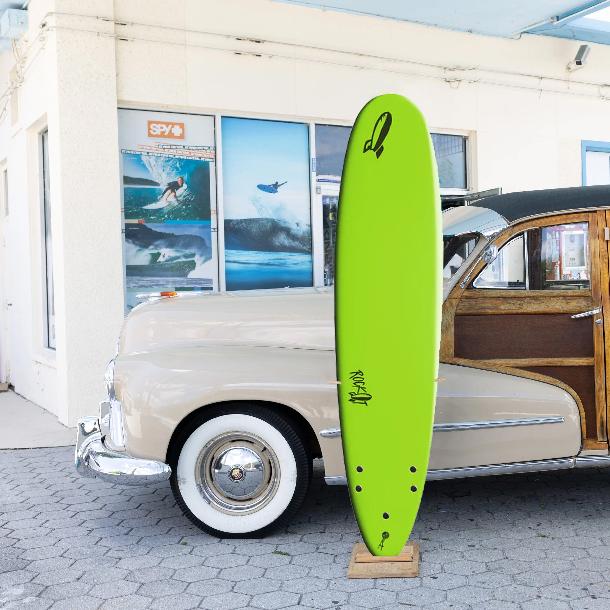 Rock-It Big Softy 8'0 Soft Surfboard - Green