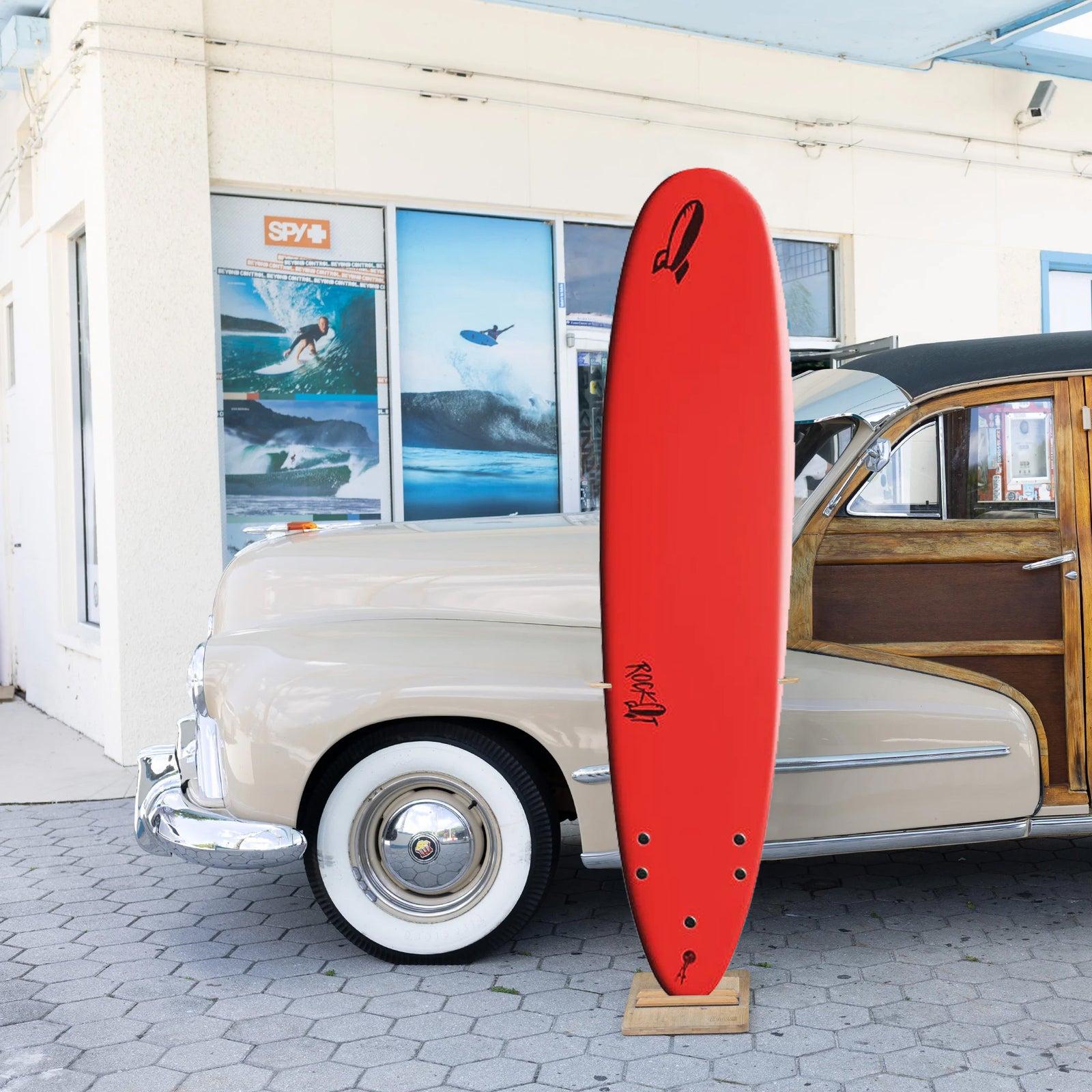 Rock-It Big Softy 8'0 Soft Surfboard - Red