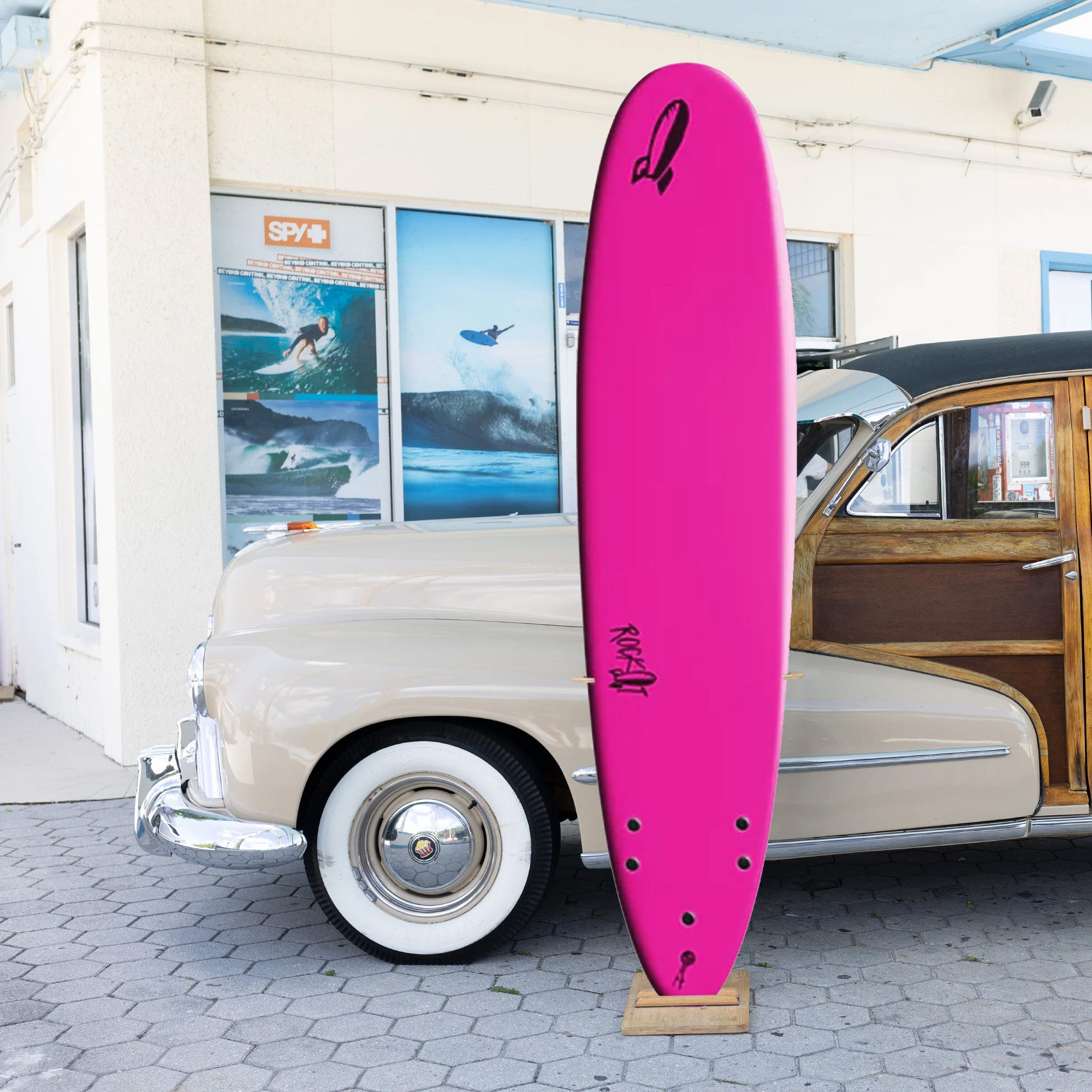 Rock-It Moby 9'0 Soft Surfboard - Pink