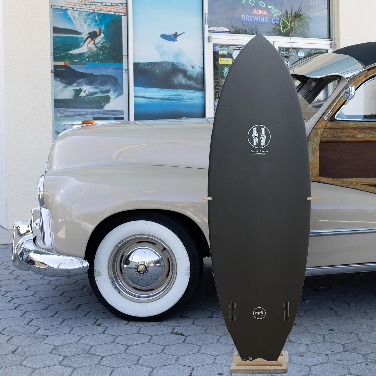 JS Black Baron HYFI 3.0 5'5 Surfboard - FCS II