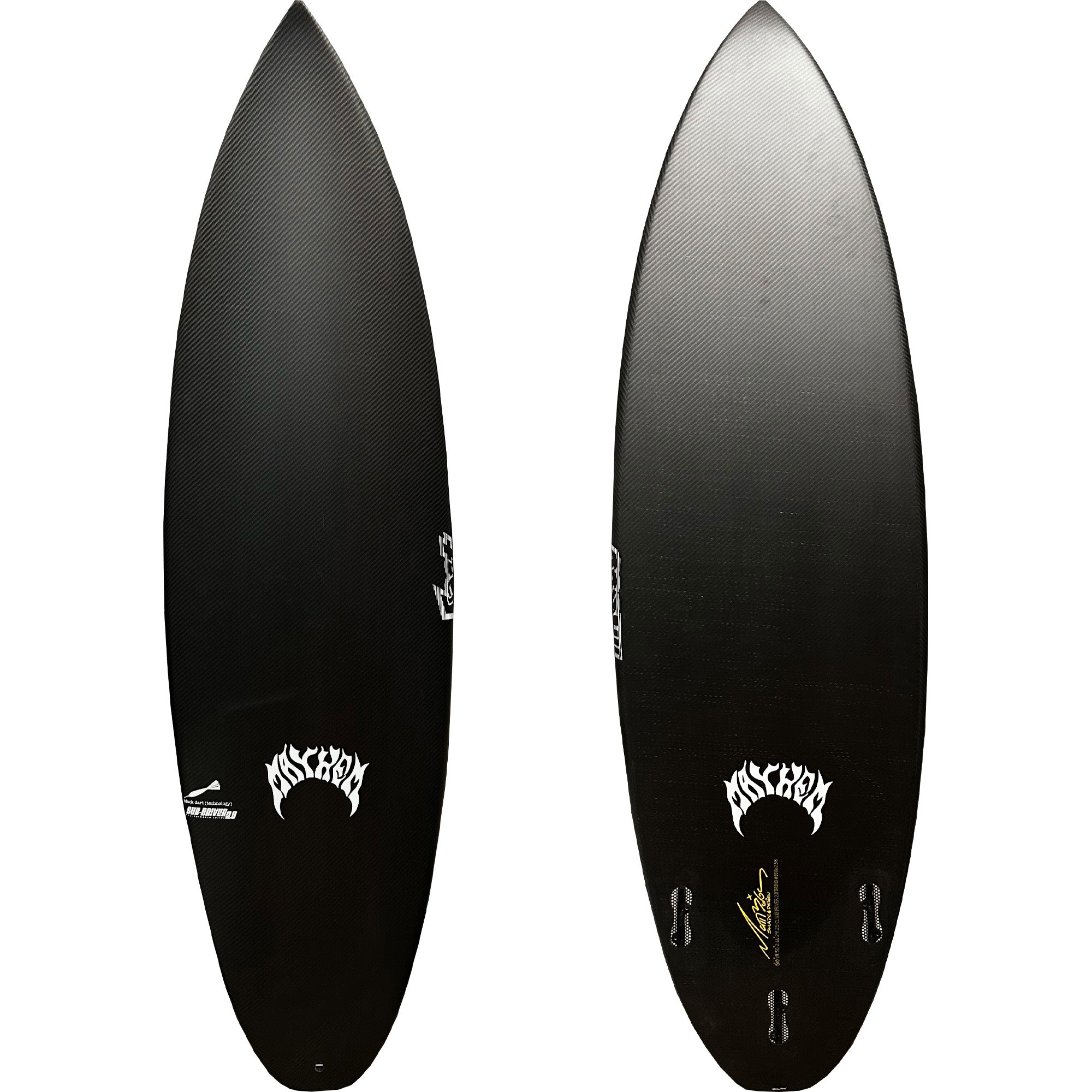 Lost Sub Driver 2.0 Double Dart EPS Round Surfboard - FCS II