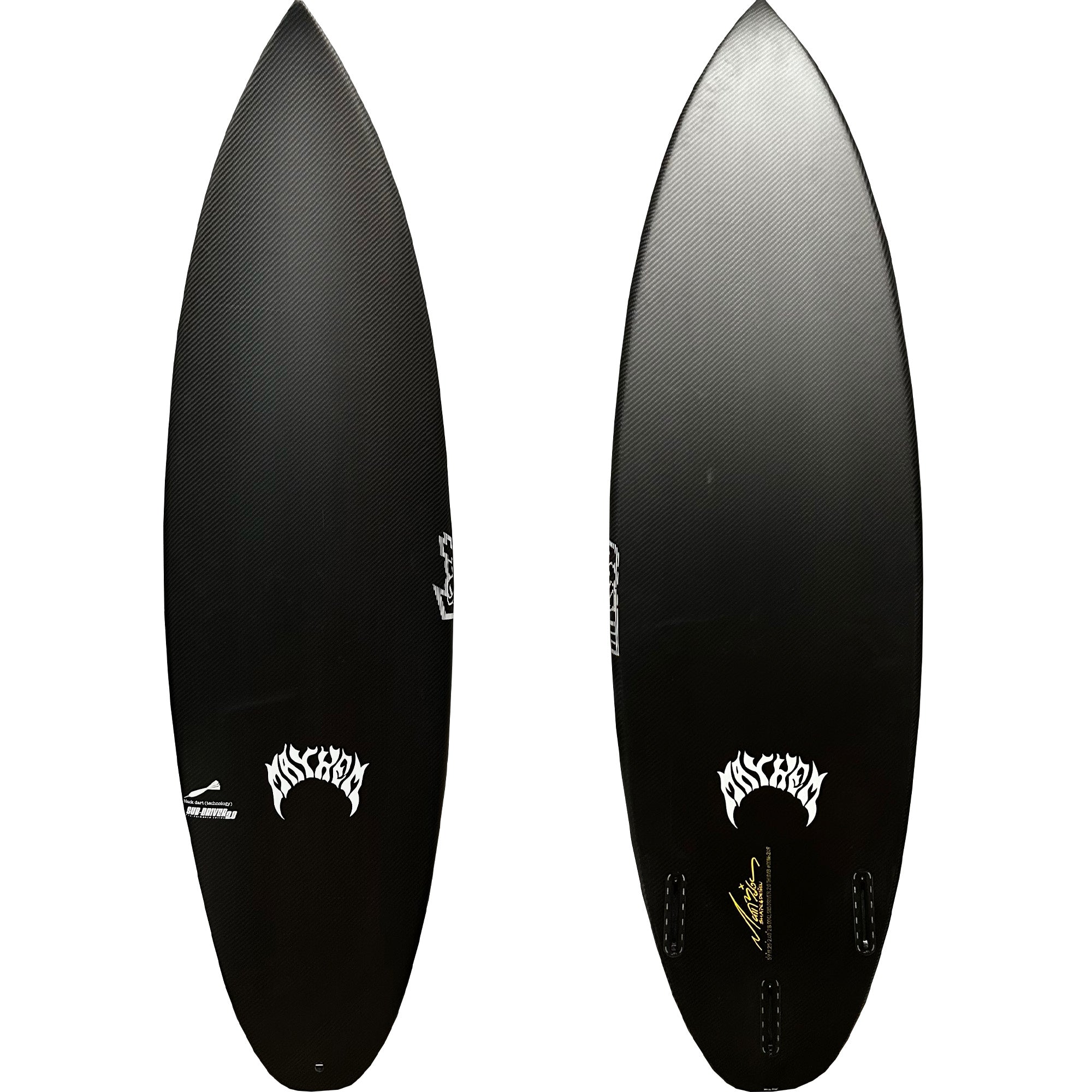 Lost Sub Driver 2.0 Double Dart EPS Round Surfboard - Futures