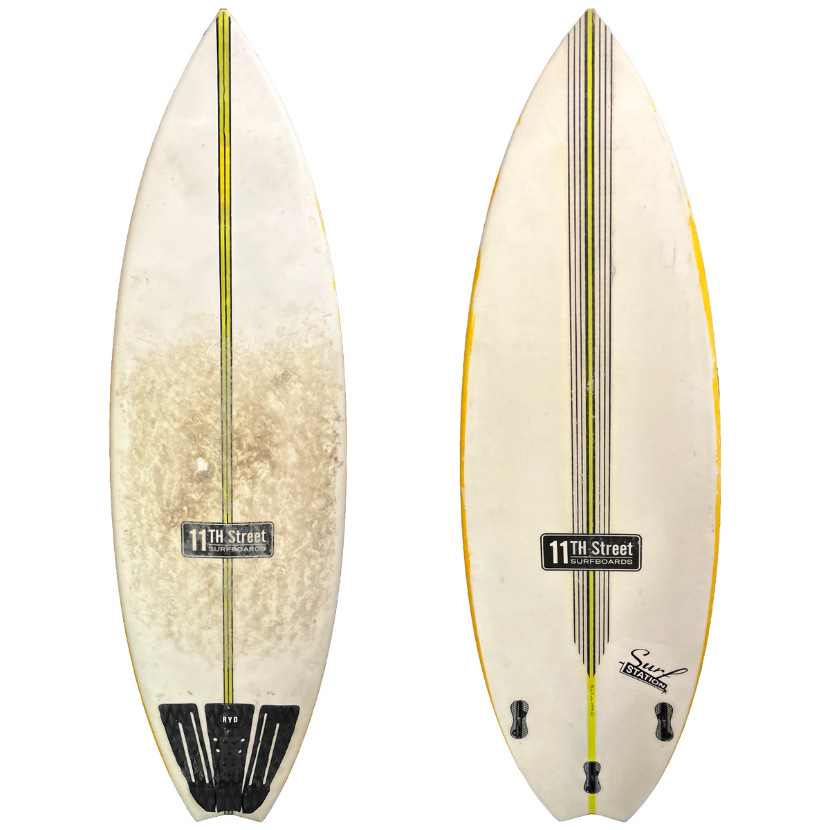 11th Street Surfboards 5'6 Used Surfboard - FCS II