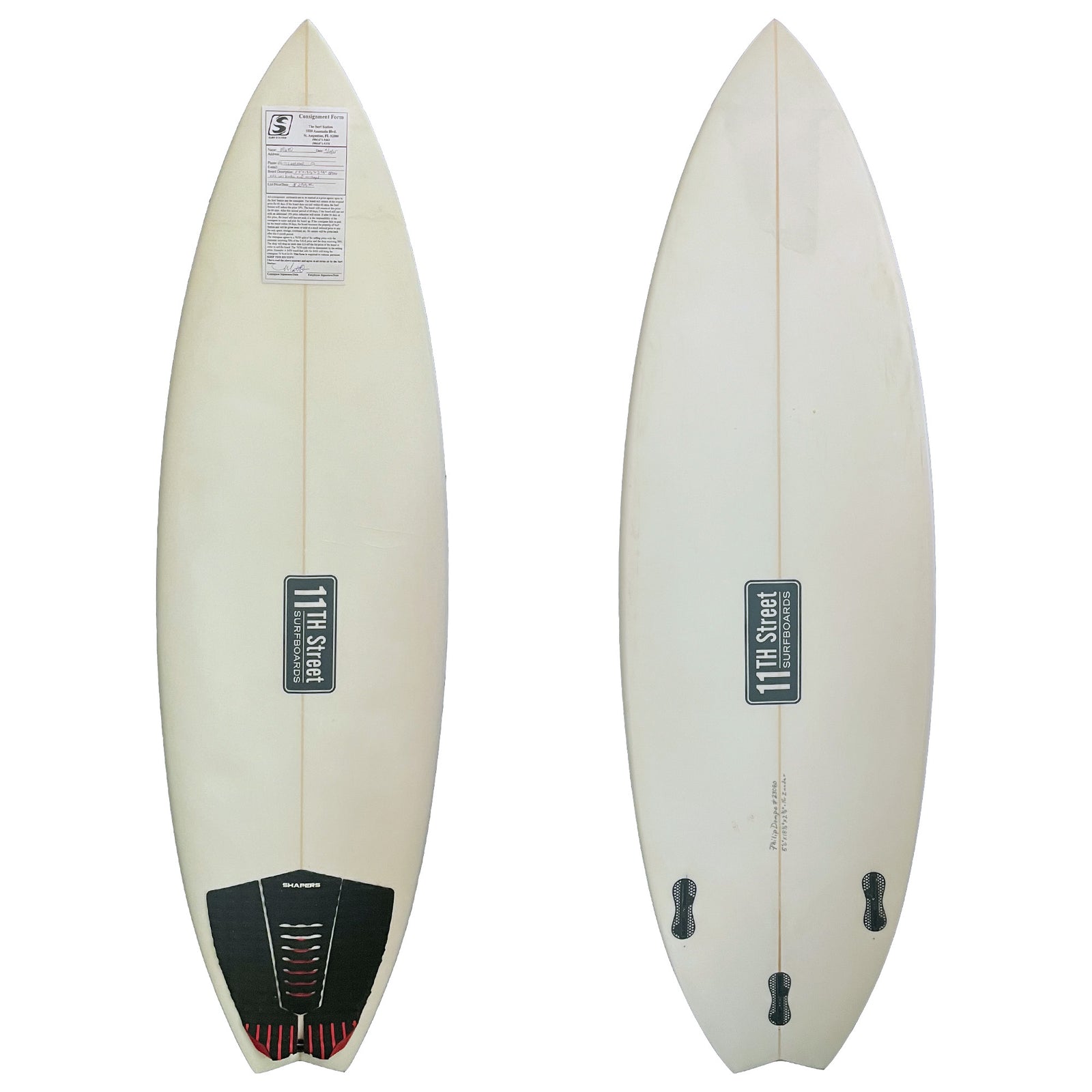 11th Street Surfboards 5'6 Consignment Surfboard - FCS II