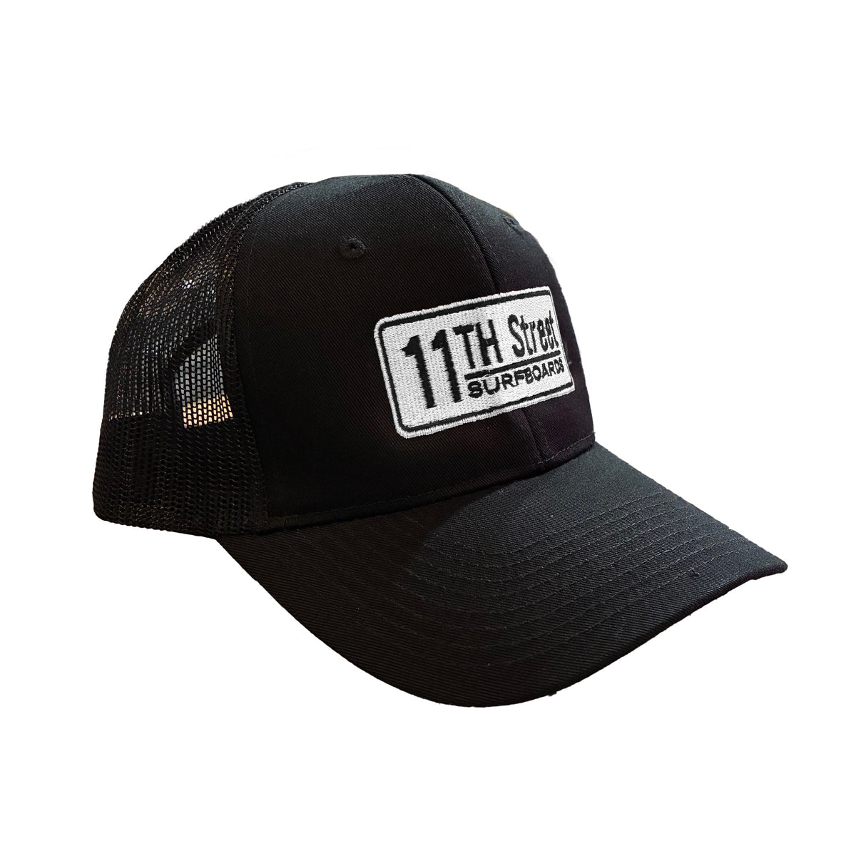 11th Street Surfboards Logo Men's Hat - Black