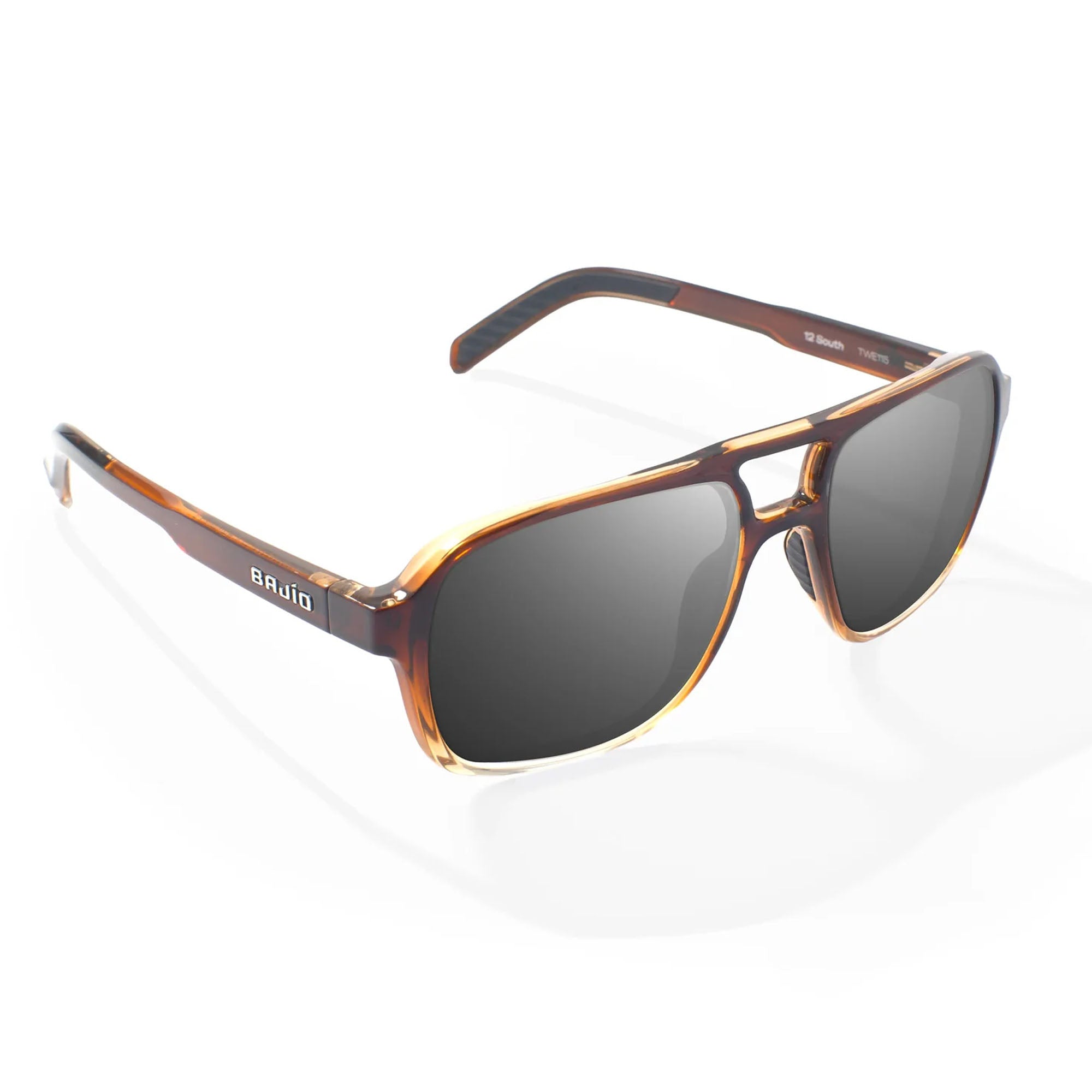 Bajio 12 South Large Women's Sunglasses - Whiskey Fade Gloss/Grey Polarized