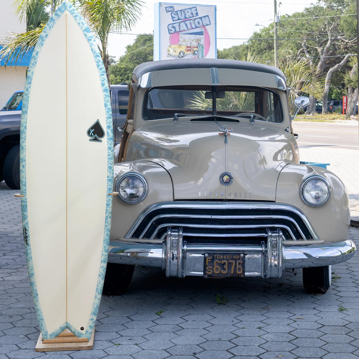 Kechele Mod Fish PU/Poly 6'4 Surfboard - FCS II
