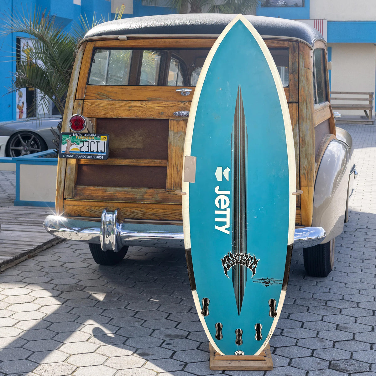 Lost Puddle Jumper 5'4 Black Dart Consignment Surfboard - FCS II