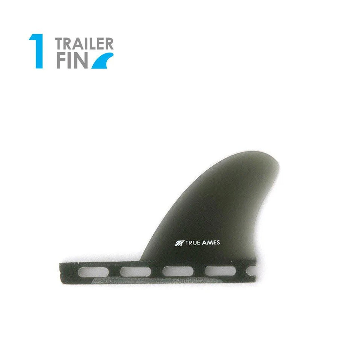 True Ames Trailer Futures Fin - 2.5"/Smoke