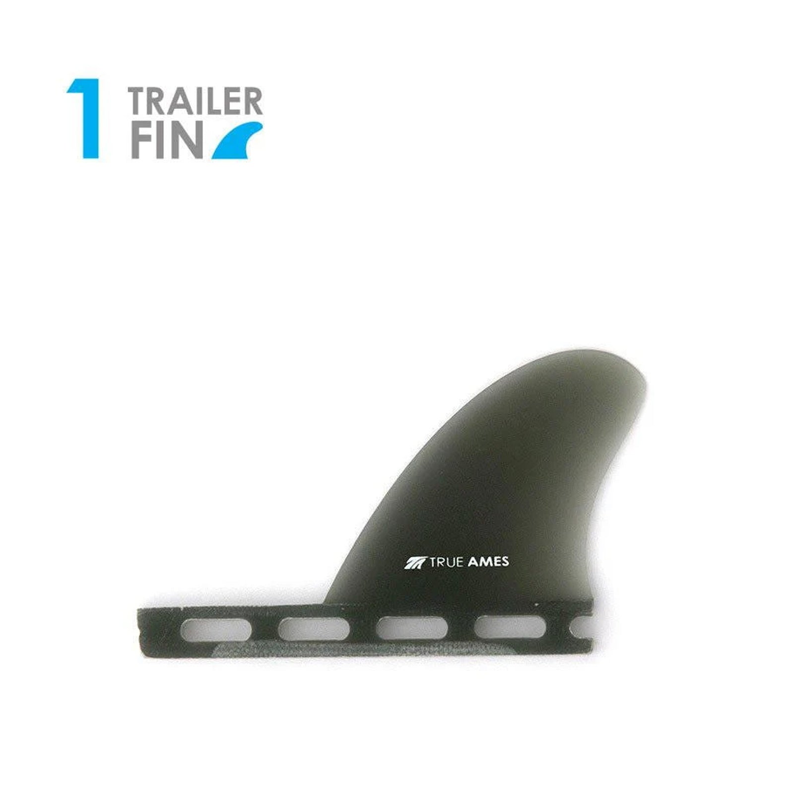 True Ames Trailer Futures Fin - 2.5"/Smoke