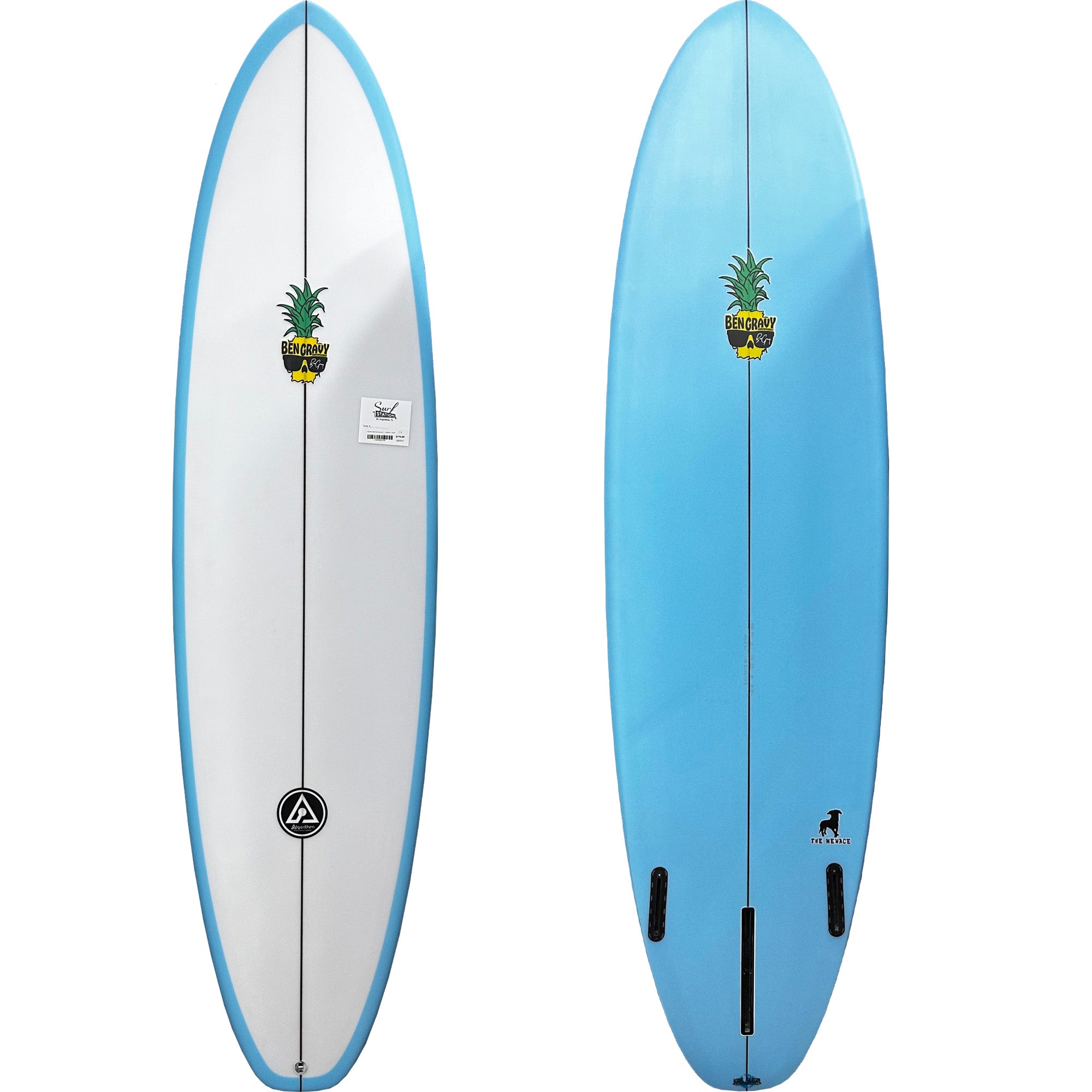 Algorithm Ben Gravy Menace 2 + 1 Surfboard - Futures