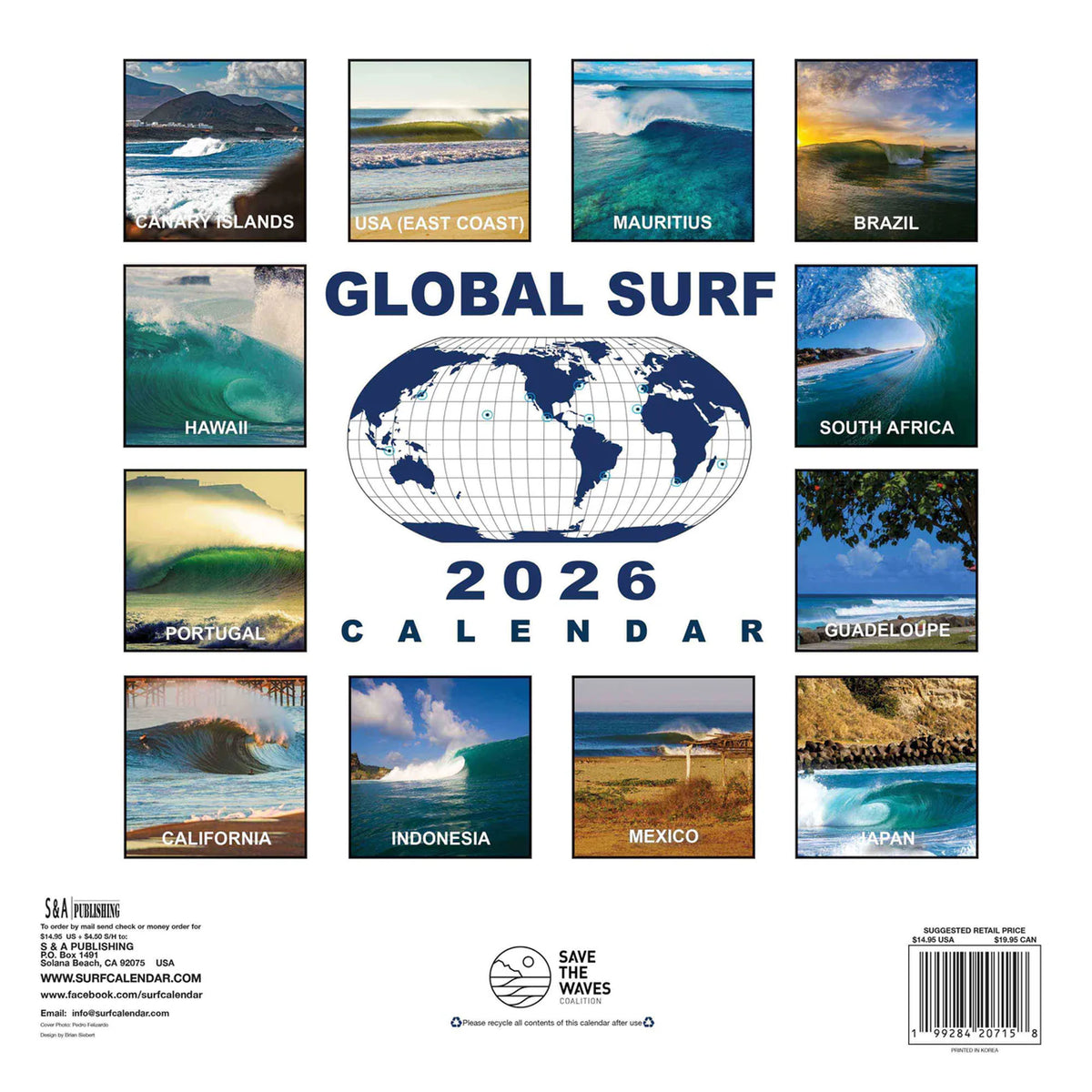 Global Surf 2026 Calendar