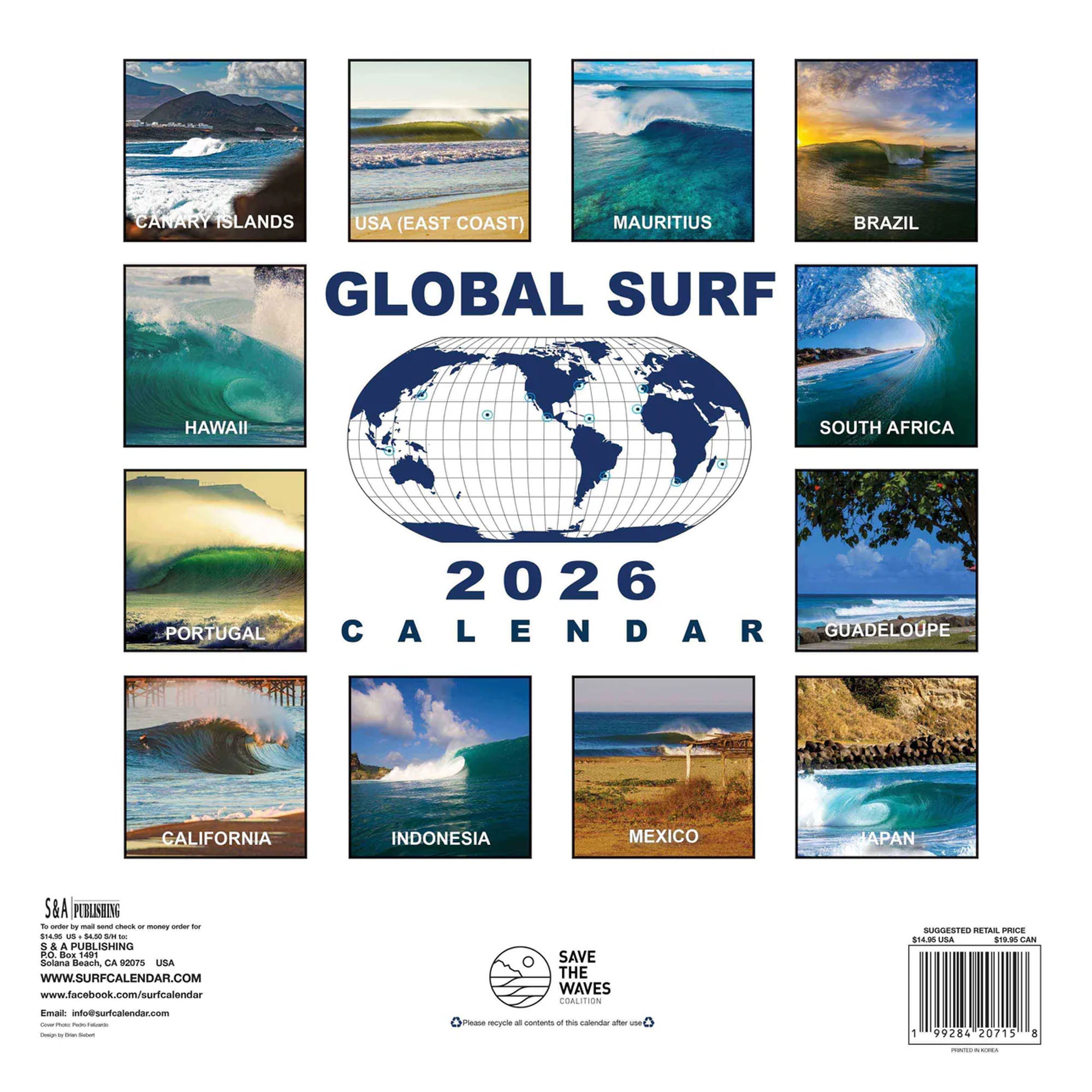 Global Surf 2026 Calendar