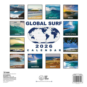 Global Surf 2026 Calendar