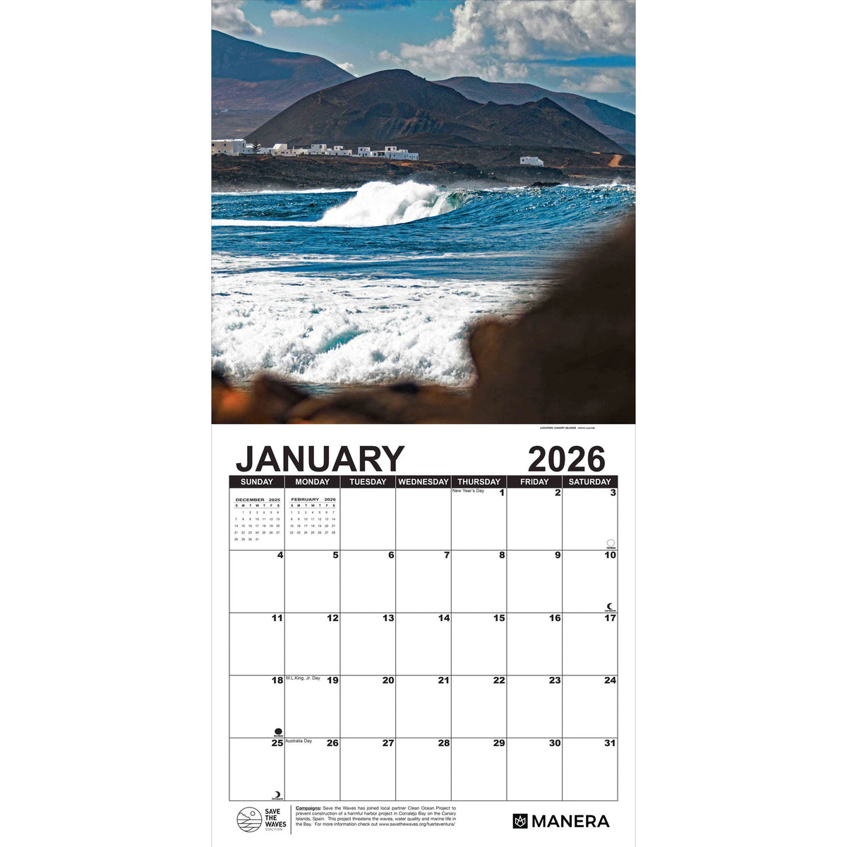 Global Surf 2026 Calendar