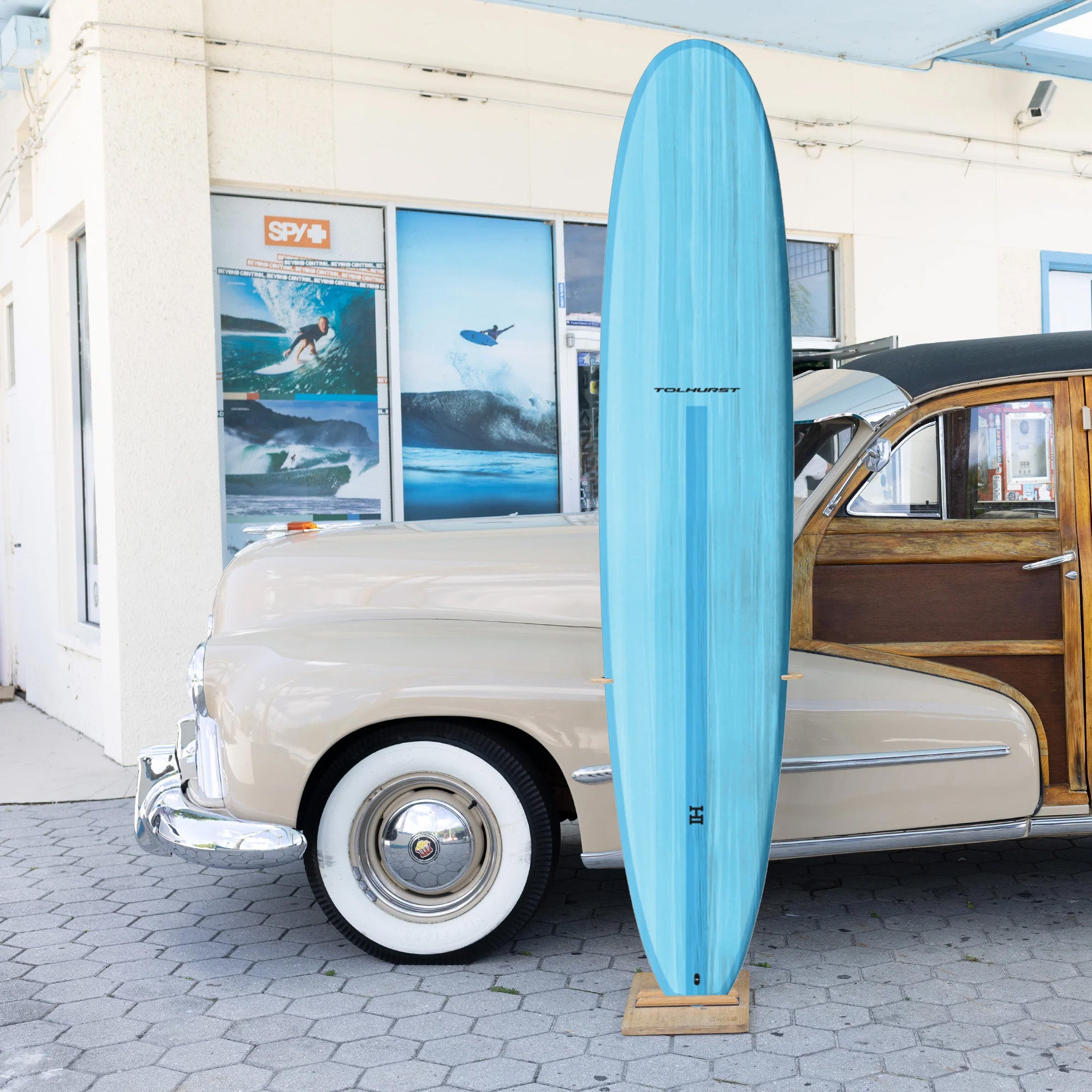 Thunderbolt Diamond Drive 2.0 9'2 Longboard Surfboard - FCS II