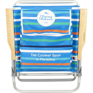 Tommy Bahama Easy N Easy Out Backpack Beach Chair - Multi Stripe