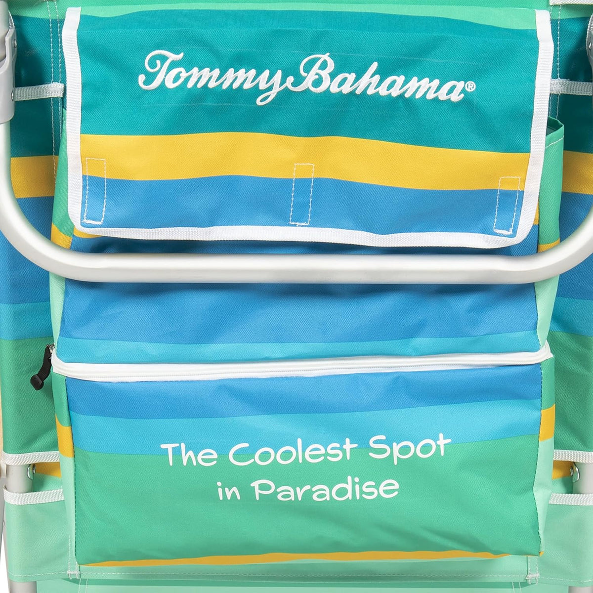 Tommy Bahama Easy N Easy Out Backpack Beach Chair - Green Stripe