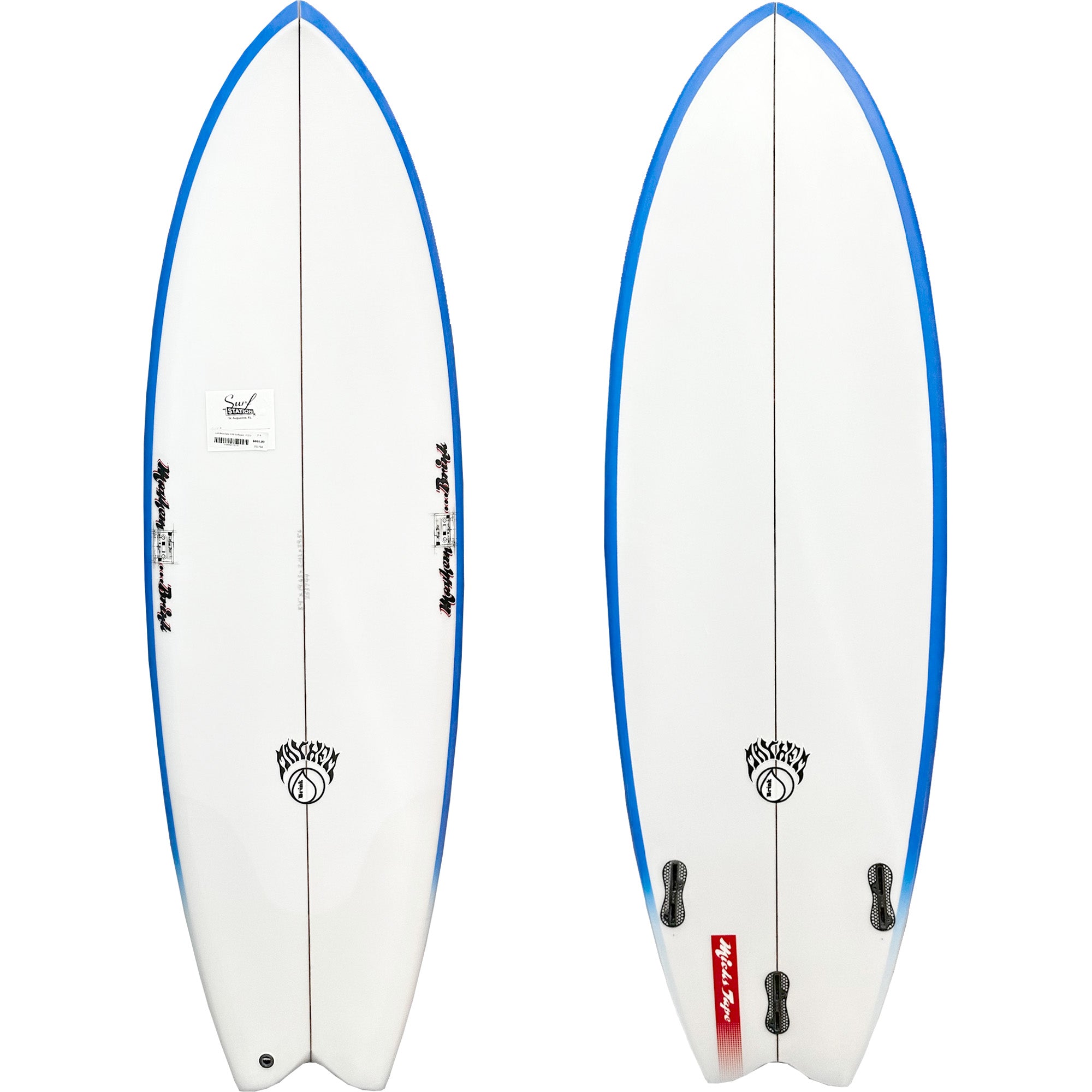 Lost MicksTape-SYM Surfboard - FCS II