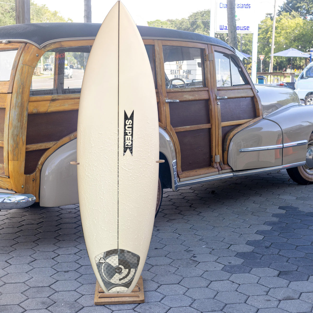 Super Brand Pig Dog 6'0 Consignment Surfboard - Futures