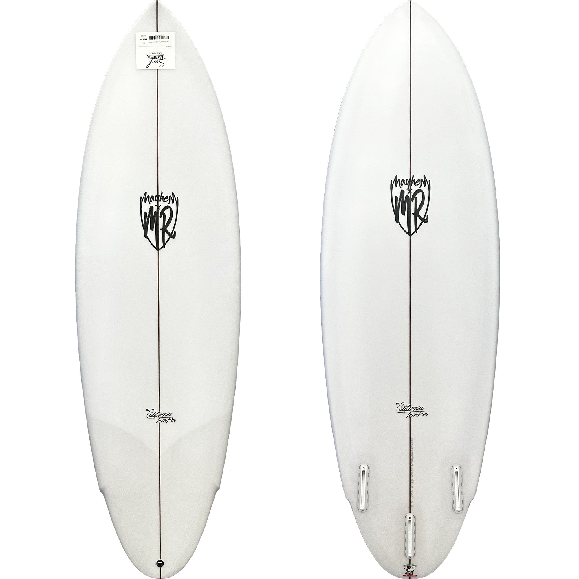 Lost MR California Twin Pin Surfboard - Futures