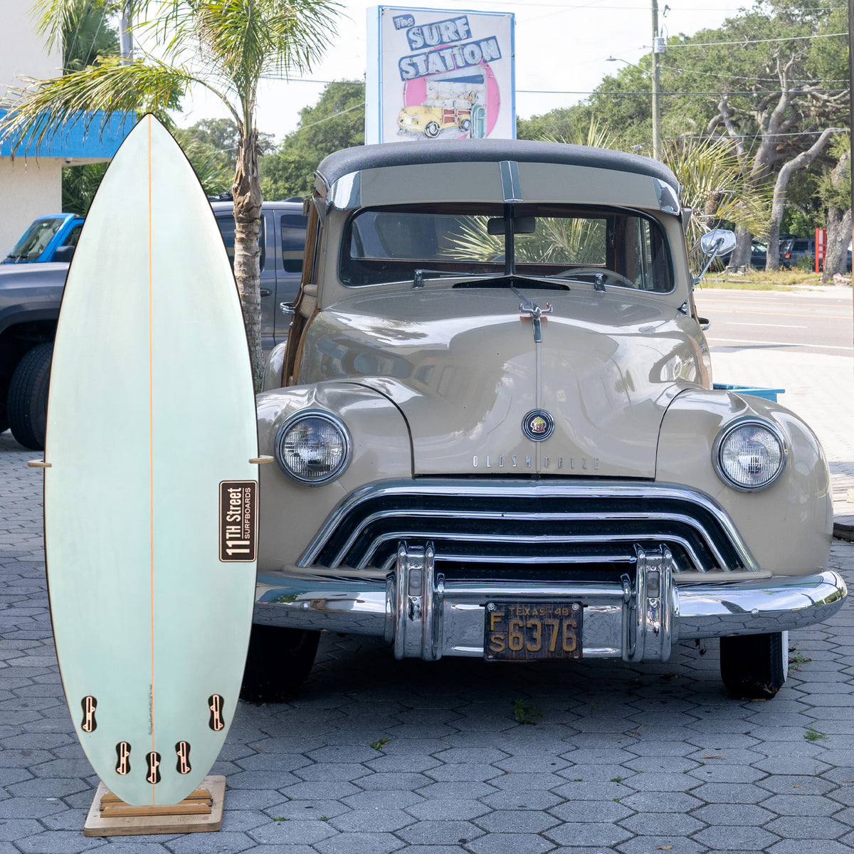 11th Street Surfboards 5'4 Used Surfboard - FCS II