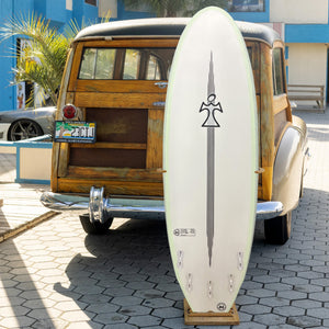 Inspired Cheat Day Black Dart 5'8 Surfboard - FCS II
