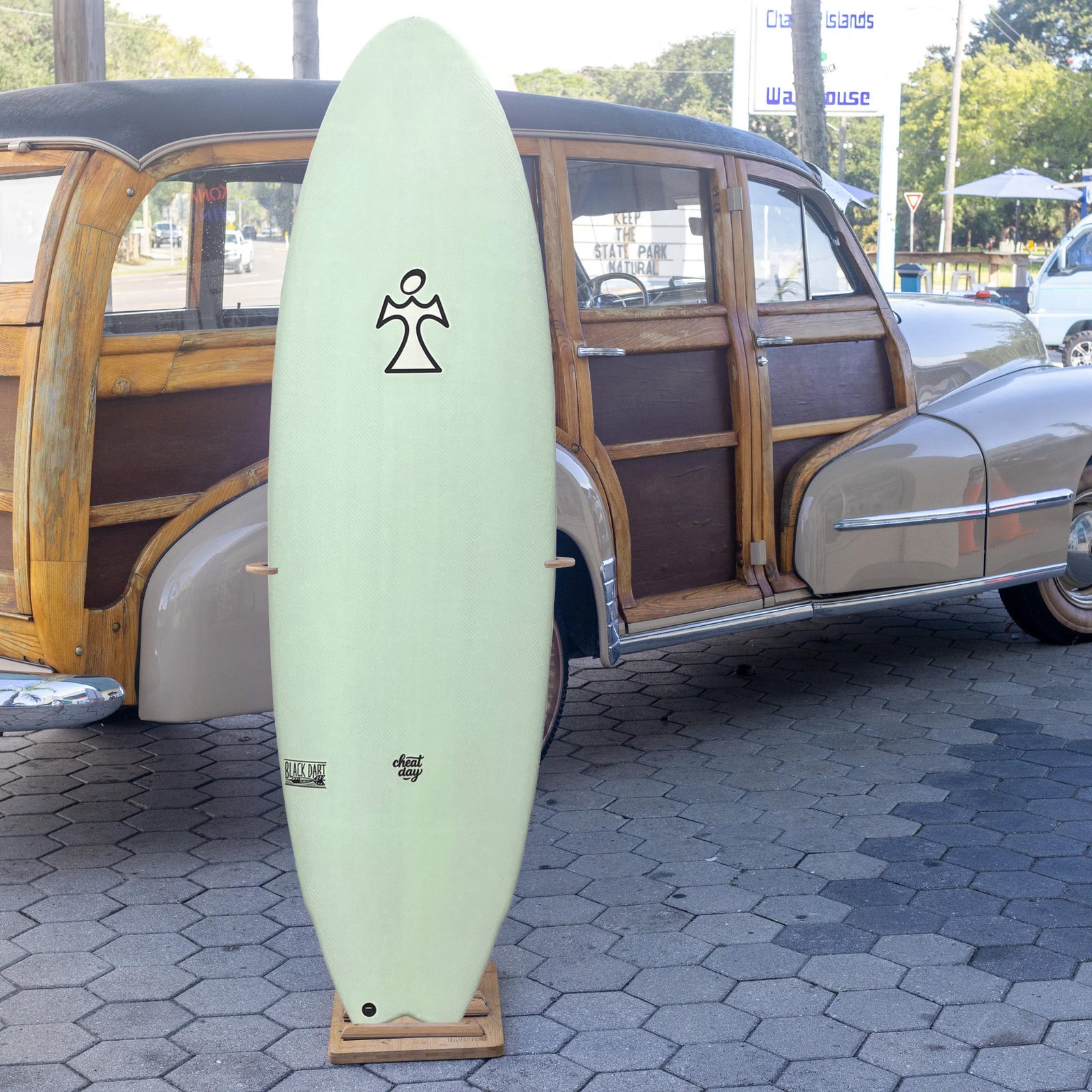 Inspired Cheat Day Black Dart 5'10 Surfboard - FCS II