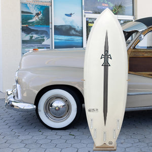 Inspired Deuces Wild II Black Dart 5'6 Surfboard - Futures