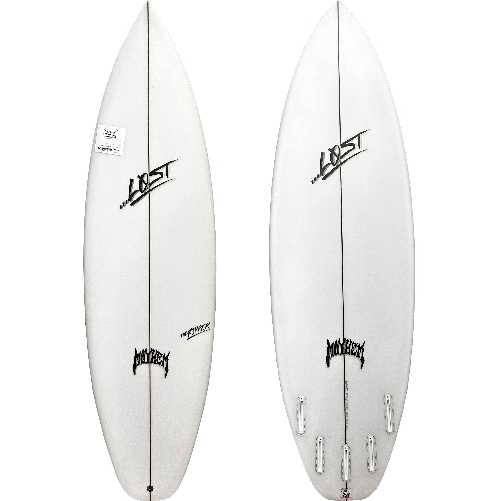 Lost The Ripper Surfboard - Futures