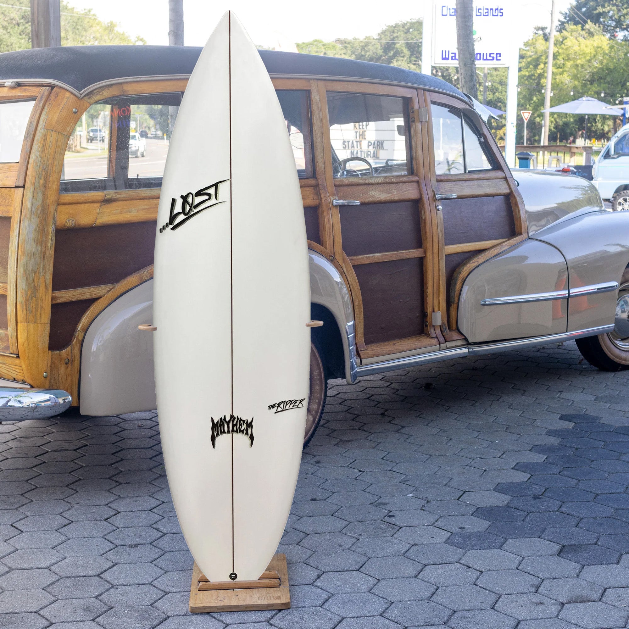 Lost The Ripper Round PU/Poly 5'9 Surfboard - FCS II